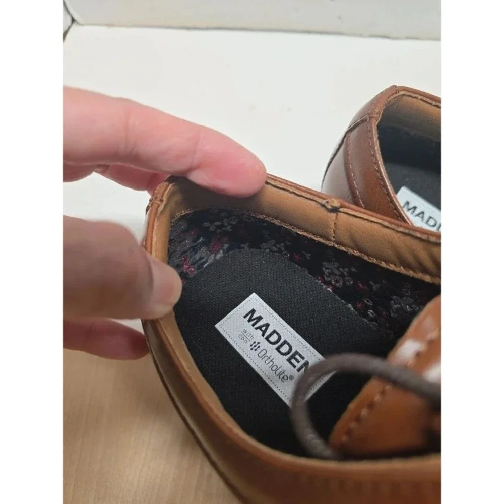 Madden - Mens Ortholite Brown Dress Shoes - Size 8.5